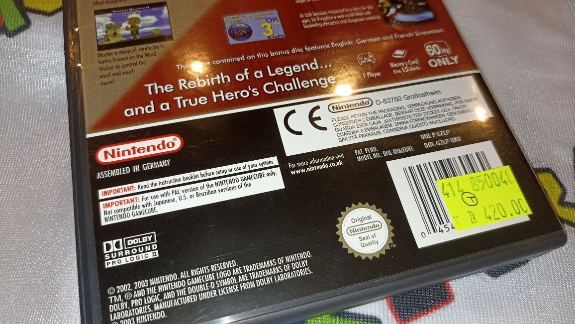 The Legend Of Zelda The Wind Walker Limited Edition jak nowa!!! Raryta
