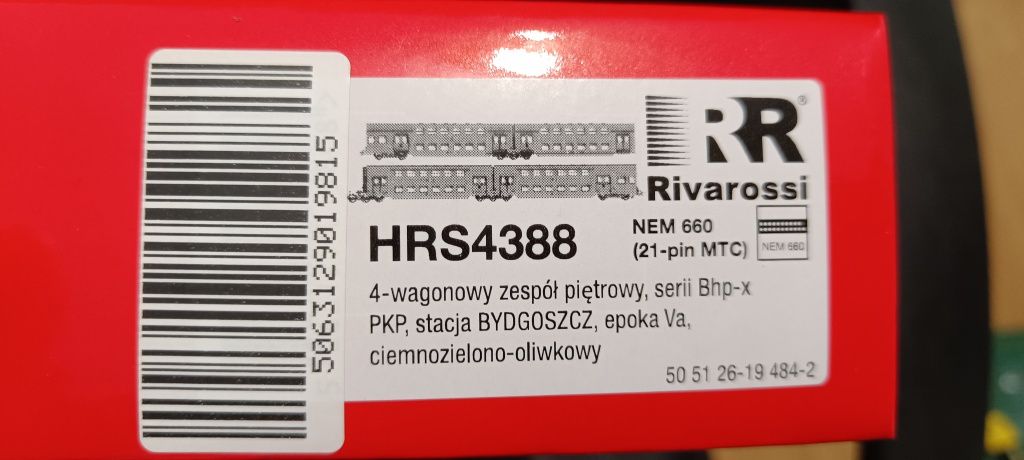 Rivarossi HRS4388 - Bipy  Bhp-x, Bydgoszcz PKP H0 1:87