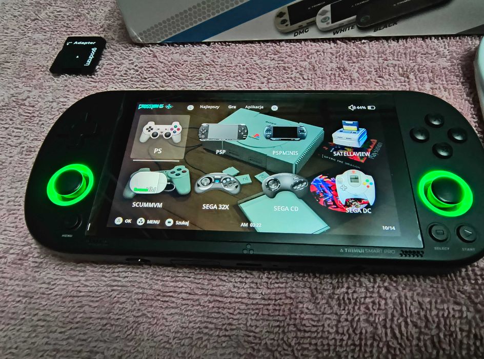 Trimui Smart Pro TG5040 IDEALNA! + 128GB + CrossMix + ROMY - STAN BDB!