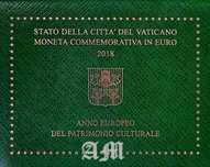 VATICANO - 2€ - Moeda Ano Europeu do Património Cultural 2018