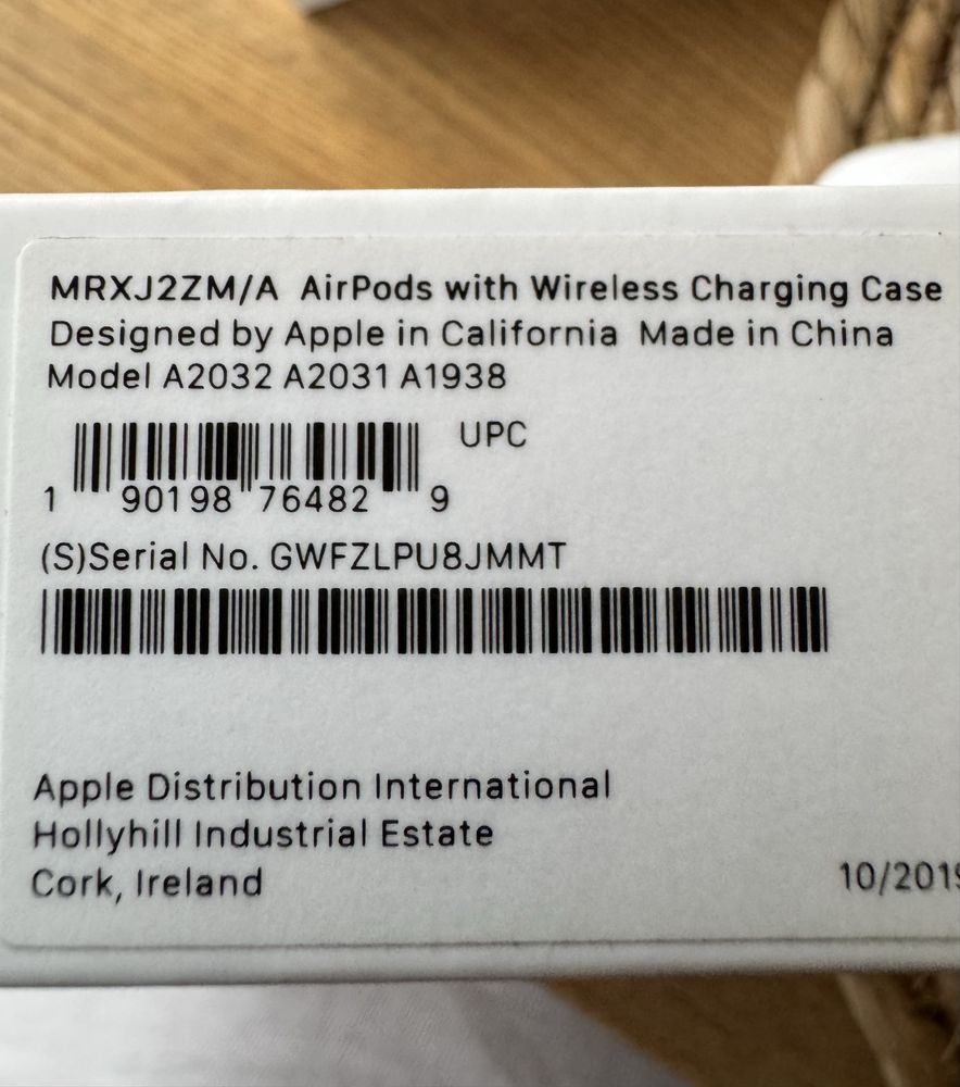 Etui Airpods model A1938/MRXJ!2ZMA