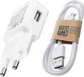 Kabel z wtyczką ładowarka wtyczka sieciowa adapter micro usb biały cza