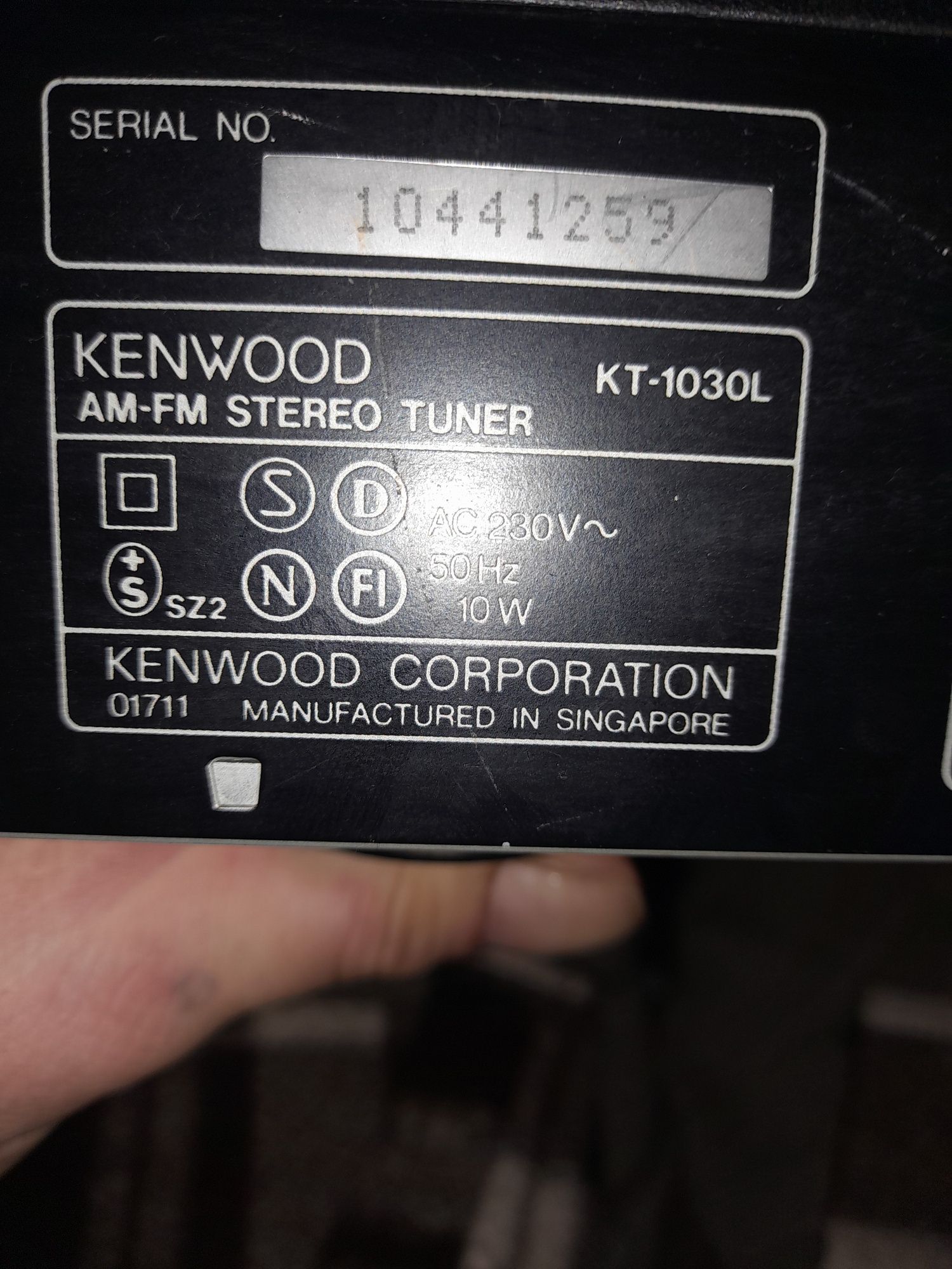 Tuner Kenwood KT-1030L