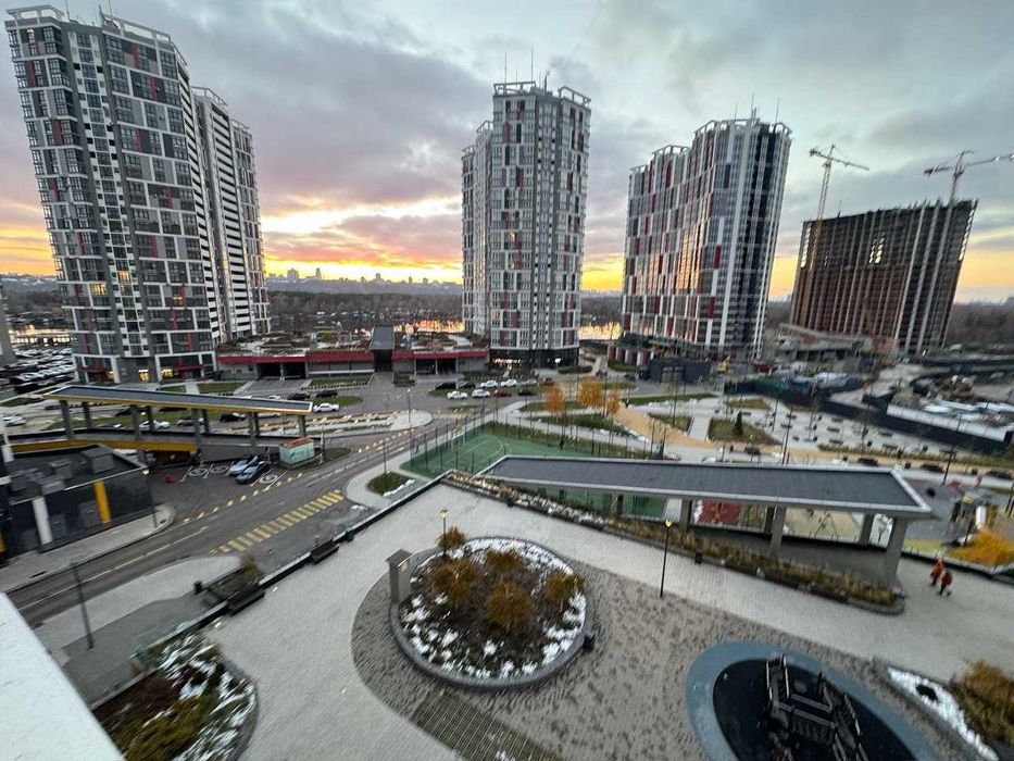 Стильна 1-к з паркінгом, ЖК Русанівська Гавань, Маланюка, Лівобережна