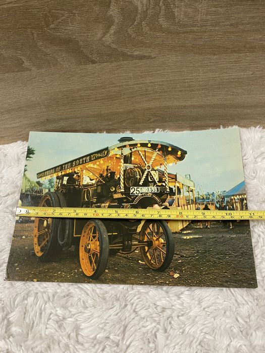 Zestaw 2 dużych pocztówek Vintage