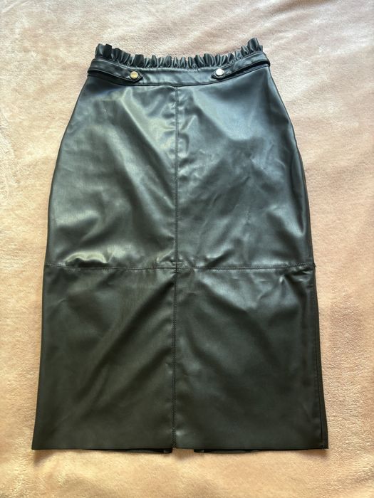 Spódnica skórzana Zara roz. M