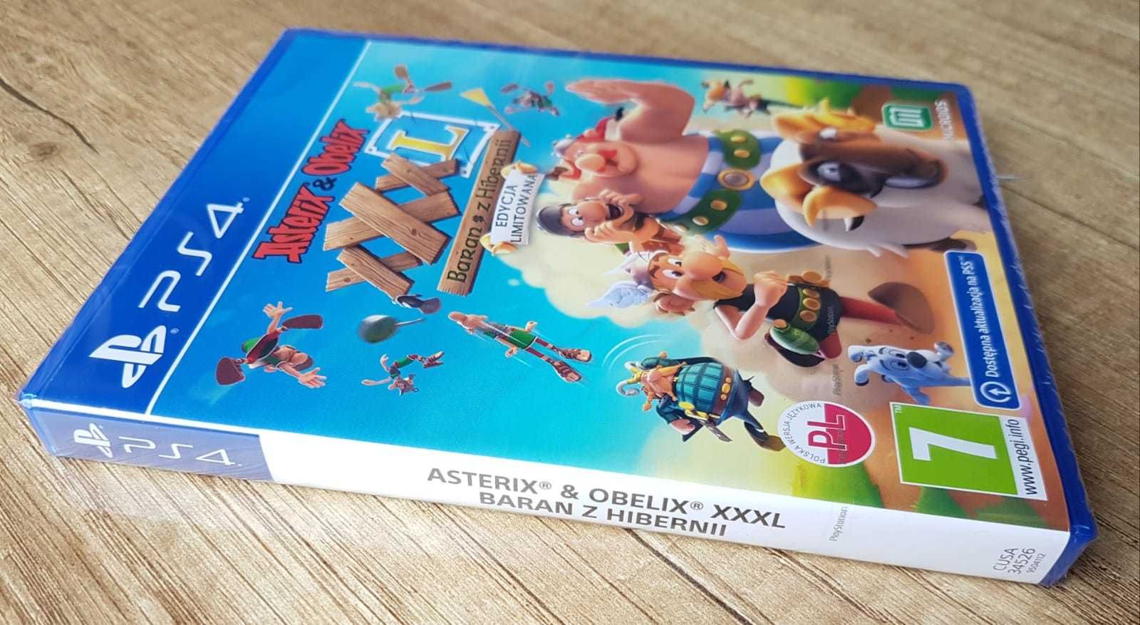 Asterix Obelix xxxl Baran Asteriks PS4 PS5 prezent NOWA Gra PL