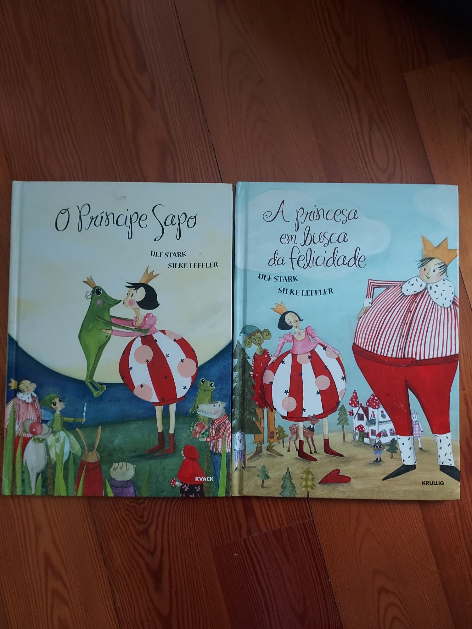 Livros infantis " O principe Sapo e a princesa em busca da felicidade"
