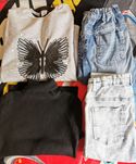 Spodnie jeansowe, bluza i golf - rozm 146. Wysyłka OLX