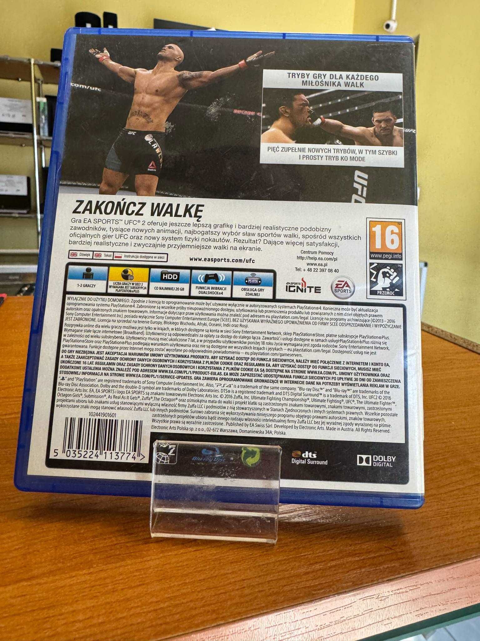 Gra EA Sports UFC 2 na PlayStation 4