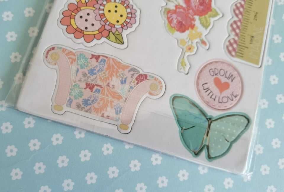 Autocolantes para Scrapbooking - Butterfly Bliss