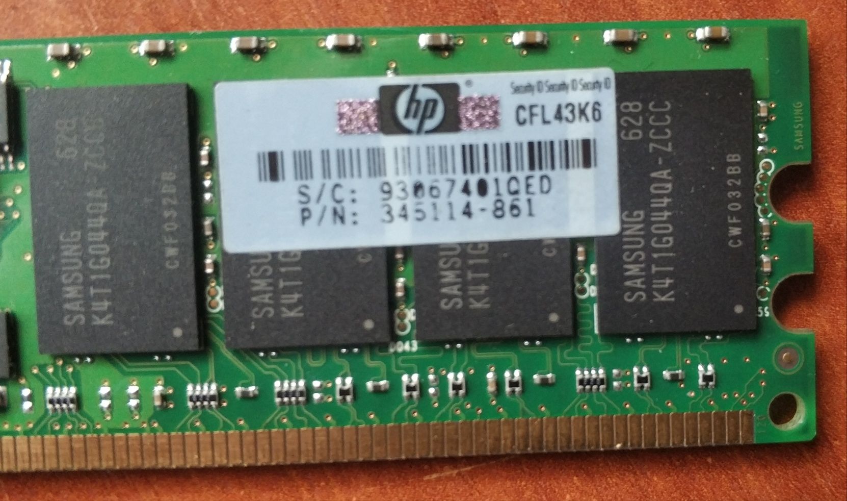 К-т 4Gb мод. пам. до сервера HP (4GB REG PC2-3200 2x2GB 1Rank)
