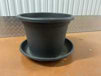 Vaso grande plastico 50 cm plantas com prato