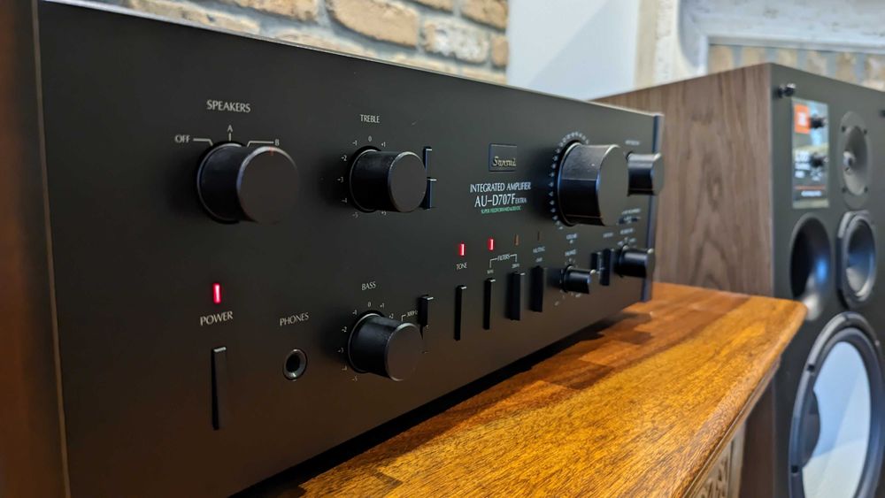 Sansui AU-D707F EXTRA | Drewniana Obudowa | Cały Szkielet Z Miedzi |