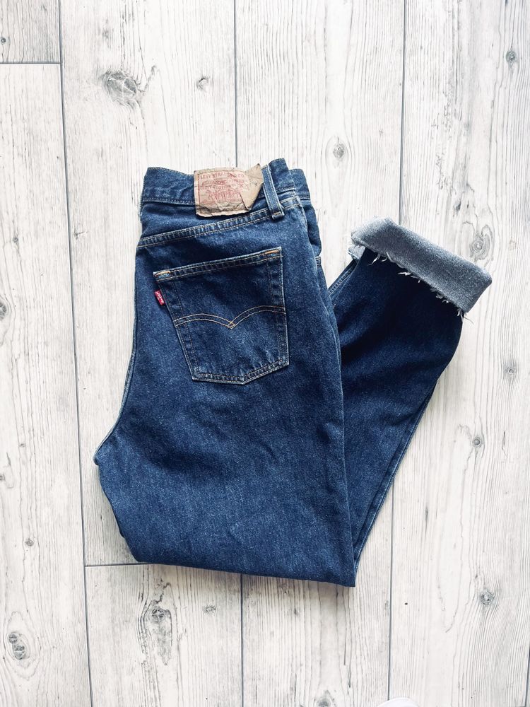 levis 901 jeansy z bardzo wysokim stanem l