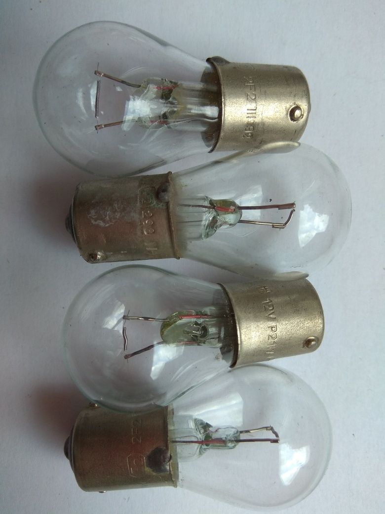 Лампочка 6V, 12V, 24V, 12VR5W, 12VR10W, 3,75в1+0,5А