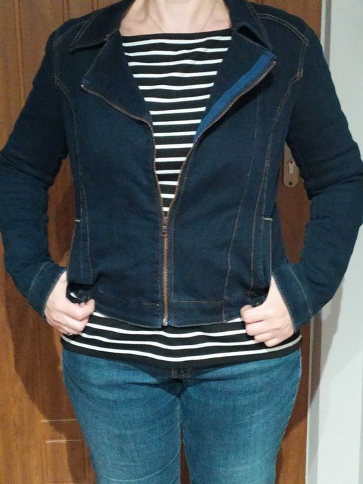 Kurtka jeans ocieplana 38/40 -30 zł