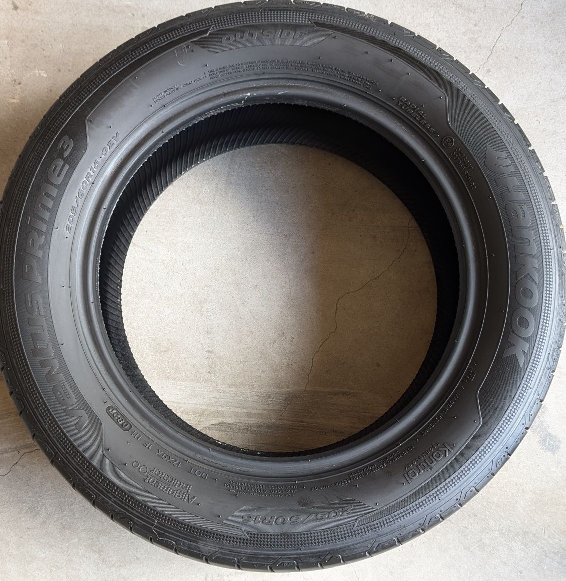2x 205/60/16 Hankook Lato Rok 2022  6 mm bieżnika jak nowe