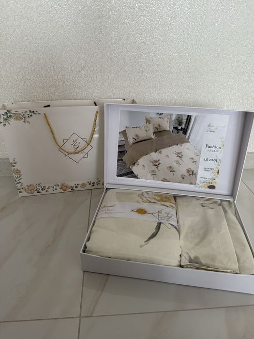 Постіль сатин , розмір євро