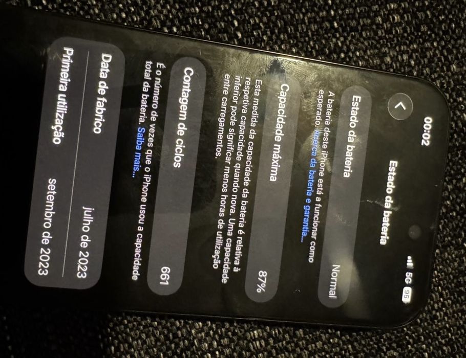 Vendo Iphone 15 Pro com 1 TB