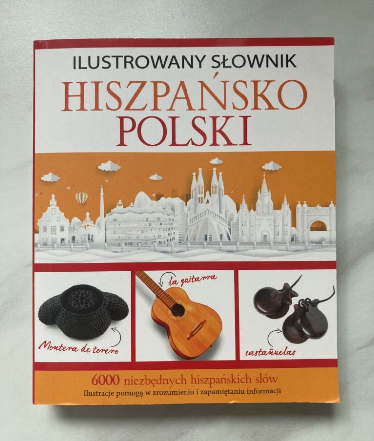 Słownik hiszpański + ilustrowany słownik NOWE