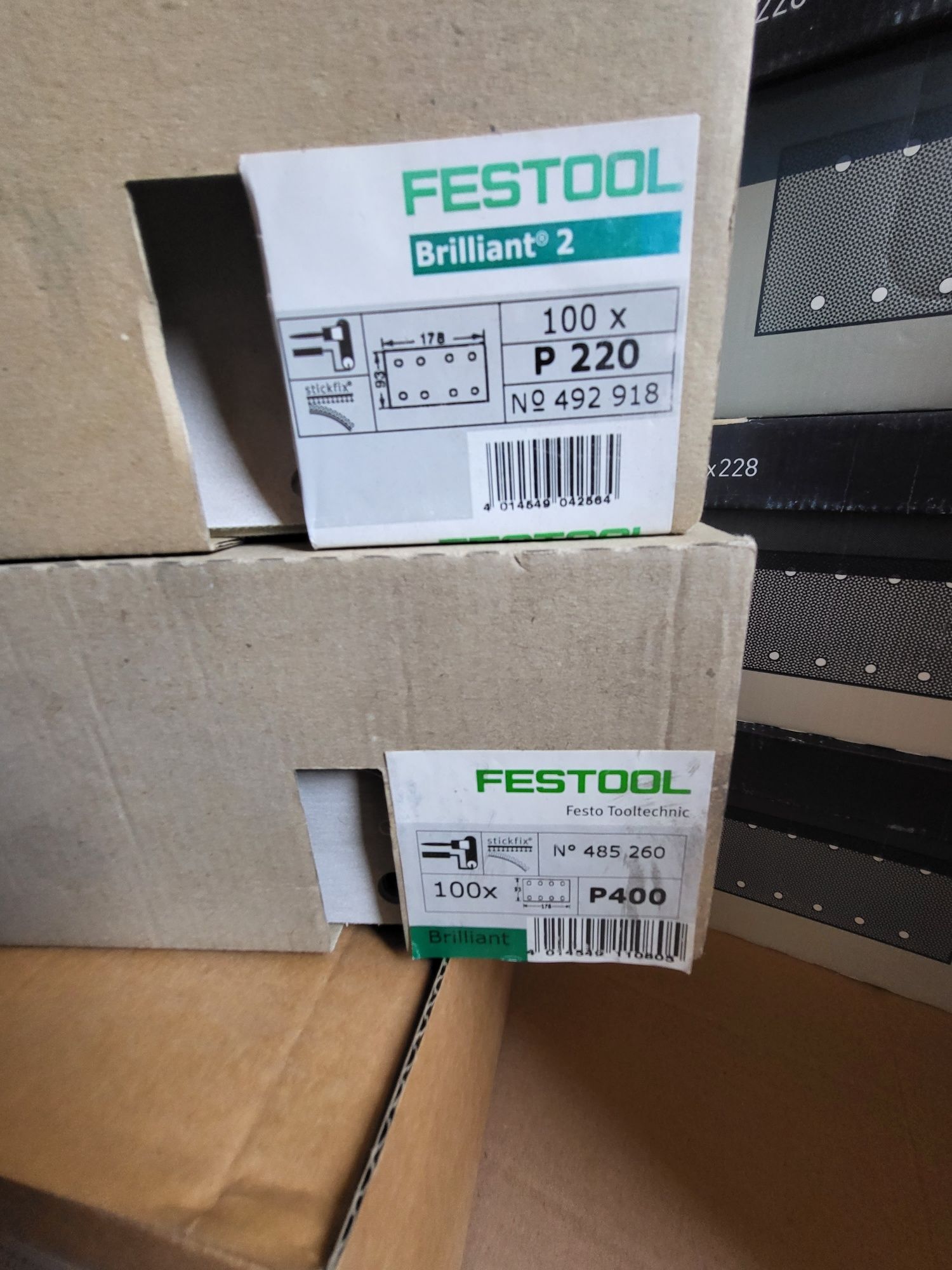 Festool papiery do szlifierki