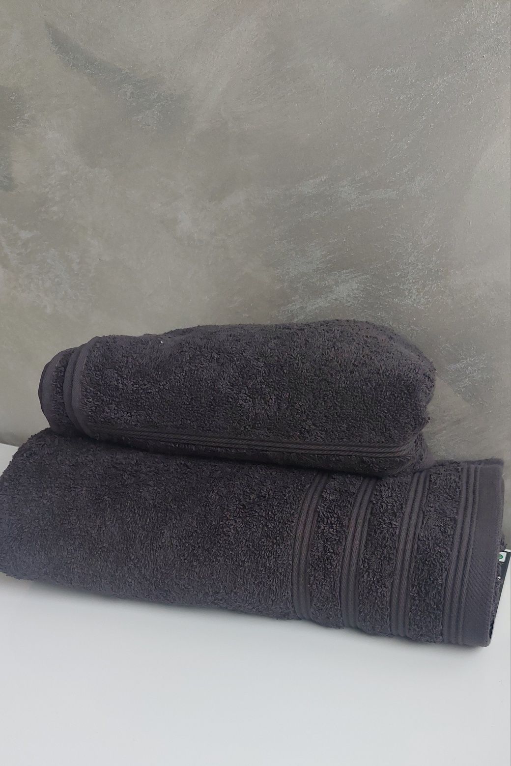 O. Komplet 2 ręczników dobrej jakości 550G premium