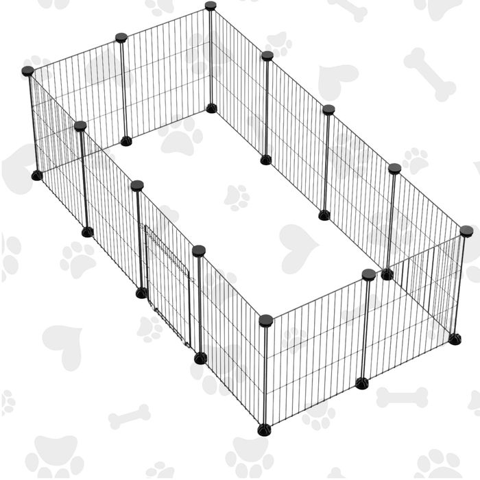 Klatka dla gryzoni królika świnki 12 kratek duża NOWA z drzwiami