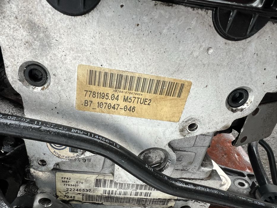 Мотор m57n2 e70 306d3 3.0d двигун bmw x5
