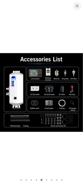 Автономні дизельні обігрівачі,вебасто з Європи 2-8 кВт 12-24в.