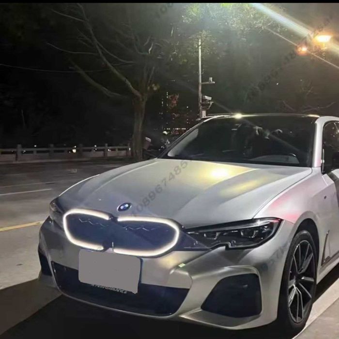 Решeтка з LED подсветкой BMW G20 диффузор спойлер сплиттер сплiтер