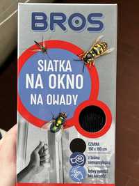 Siatka Bros moskitiera na owady komary czarna