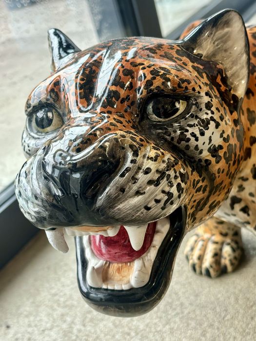Rzeźba Figura Ogromny Gepard Włochy lata 1960