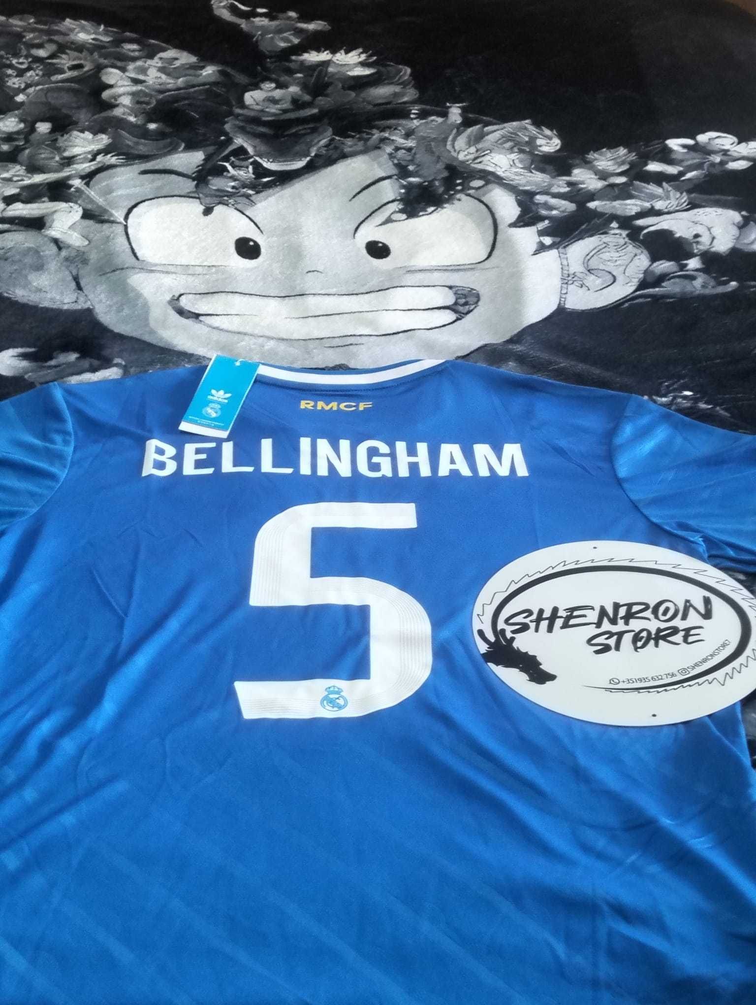 Camisola alternativa real madrid bellingham 5 tamanho XL