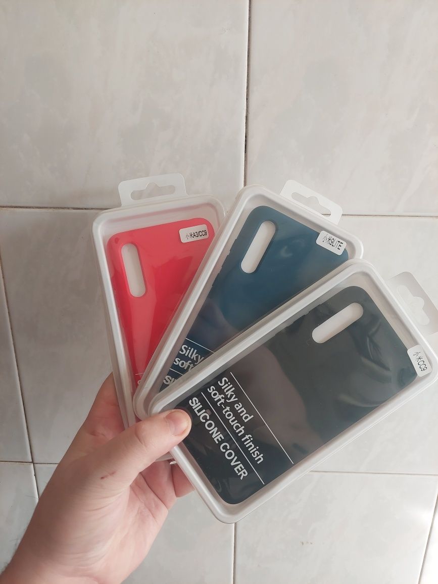 Чехол Silicone case original Xiaomi Mi 9 Lite Mi A3 Cc9 Cc9E