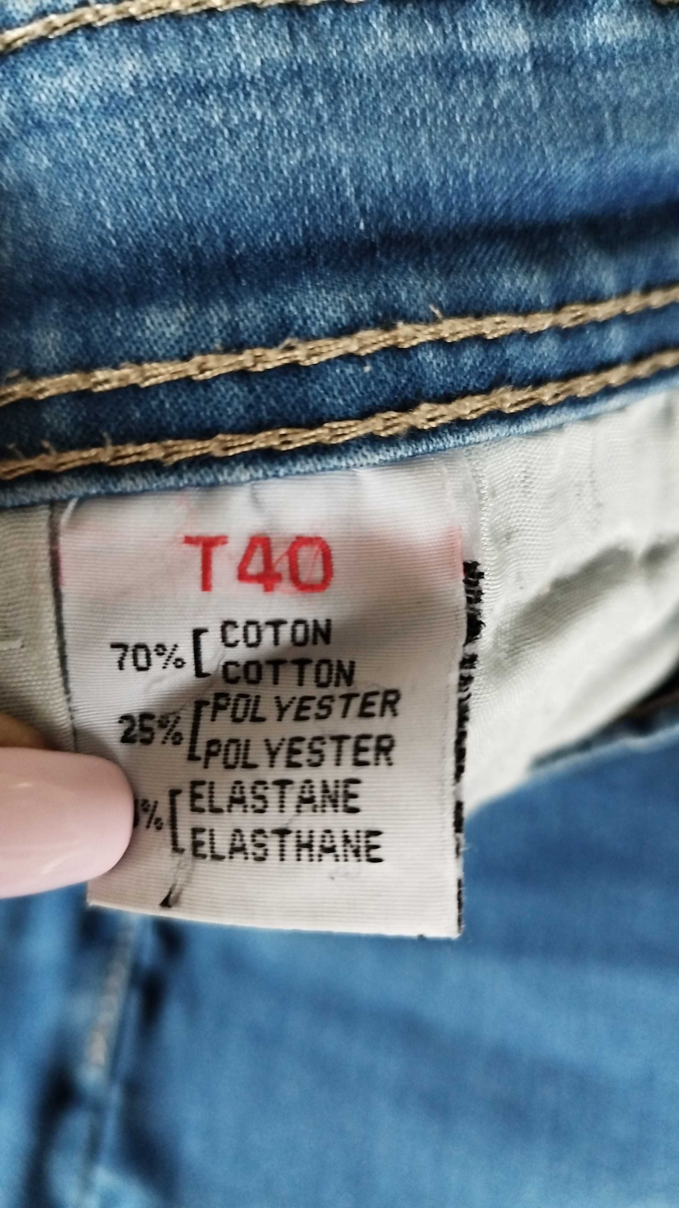 Jeansy jak nowe 40
