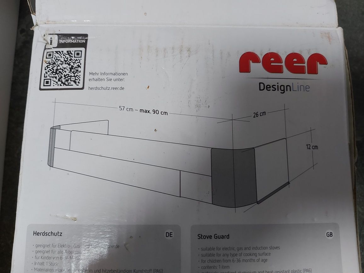 Osłona płyty gazowej, elektrycznej, indukcyjnej Reer 57-90cm