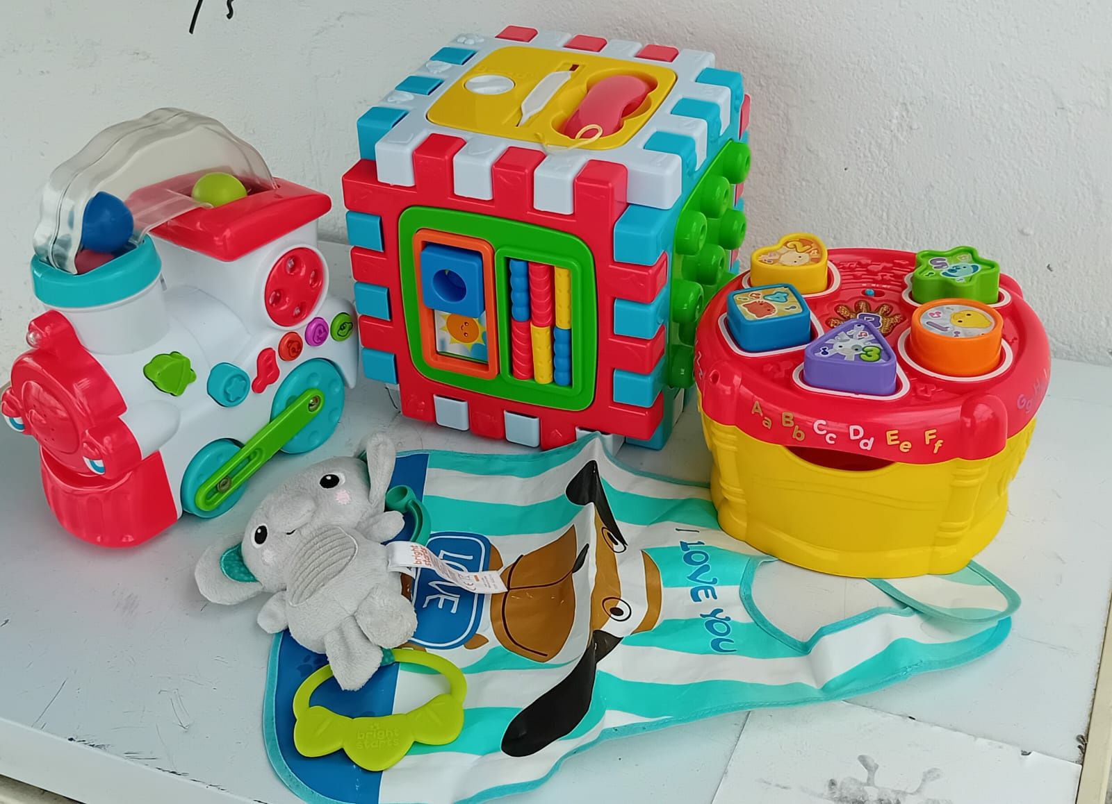 Saco/lote/ conjunto de brinquedos para bebé ou criança