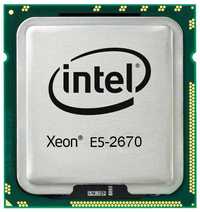 Процессор Xeon E5-2670 8 ядер, 16 поток 20Мб кеш LGA2011