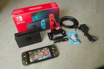 Nintendo Switch V2 zestaw - przerobiona ( CFW PicoFly ) motyw POKEMON
