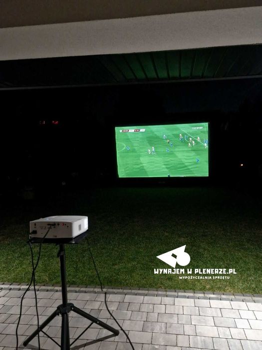 Kino plenerowe | wynajem projektora i ekranu | głośnik i kolumna