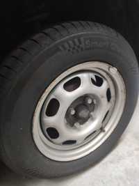 4 Jantes com pneus 175/70R13 novos