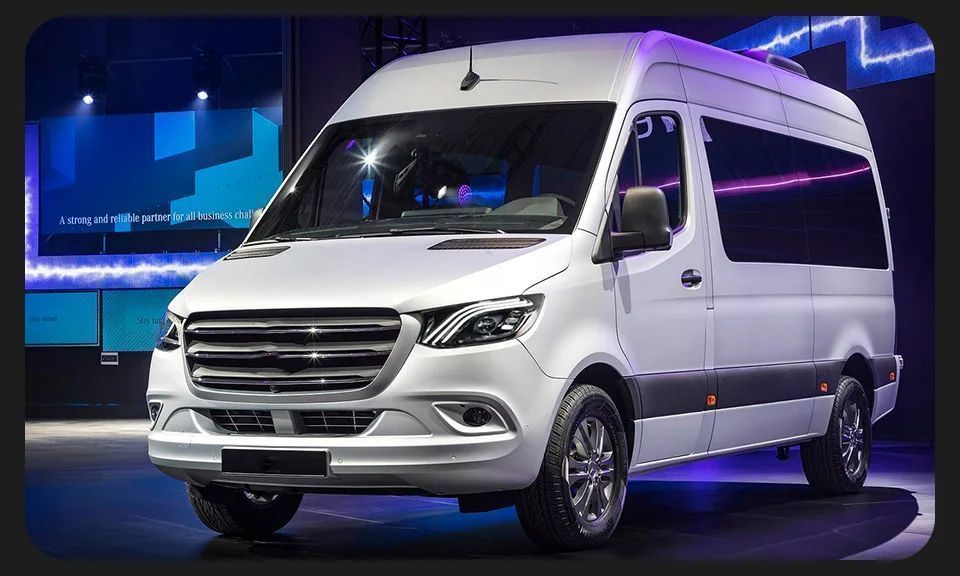 Projektorowe Lampy Przednie LED Mercedes Sprinter - Styl Maybach z DRL