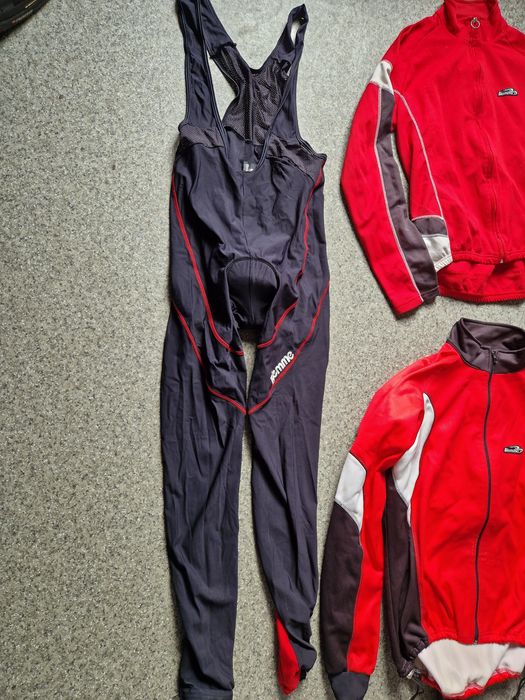 Komplet ciuchów kolarskich XL wiosna/jesien