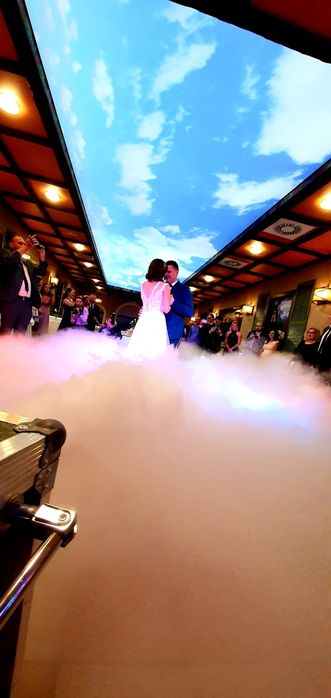 Pierwszy Taniec w Chmurach Ciężki dym Wesele Led