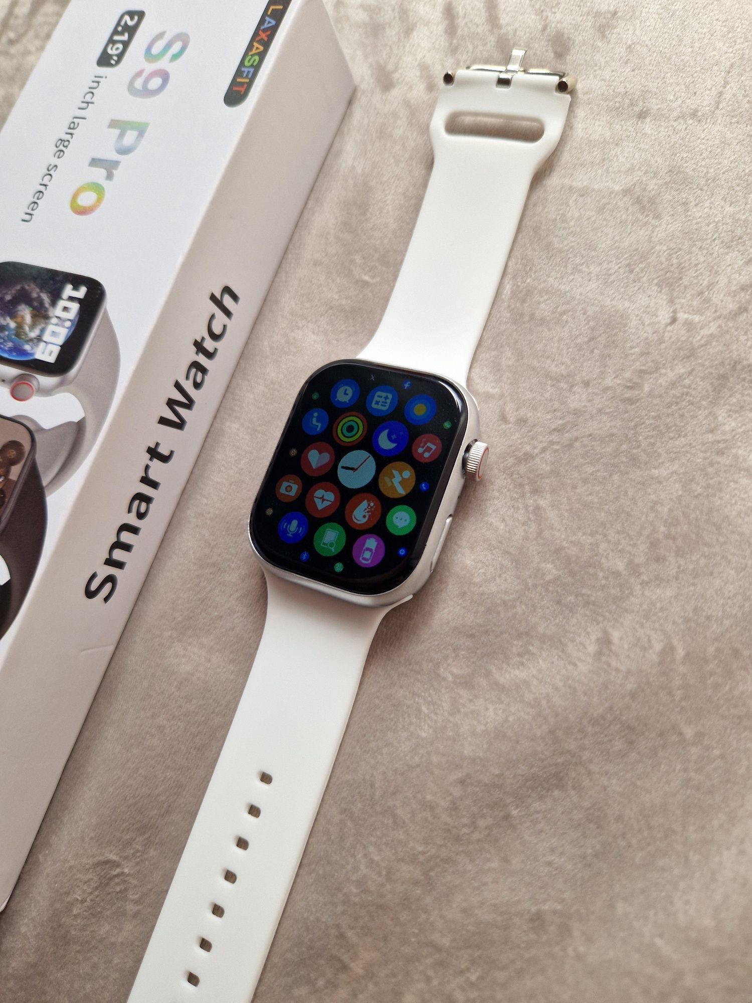 Watch s9 pro 4gen, nowy pełny zestaw, smartwatch