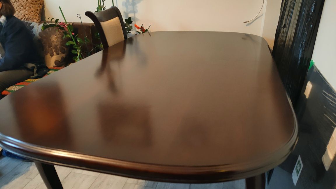 Stół i krzesła - 6 szt - Taranko