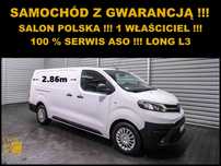 Toyota PROACE FURGON LONG L3  LONG L3 + 2,0D 144 KM +  Salon POLSKA + 100% Serwis TOYOTA + 1 wł. !!!