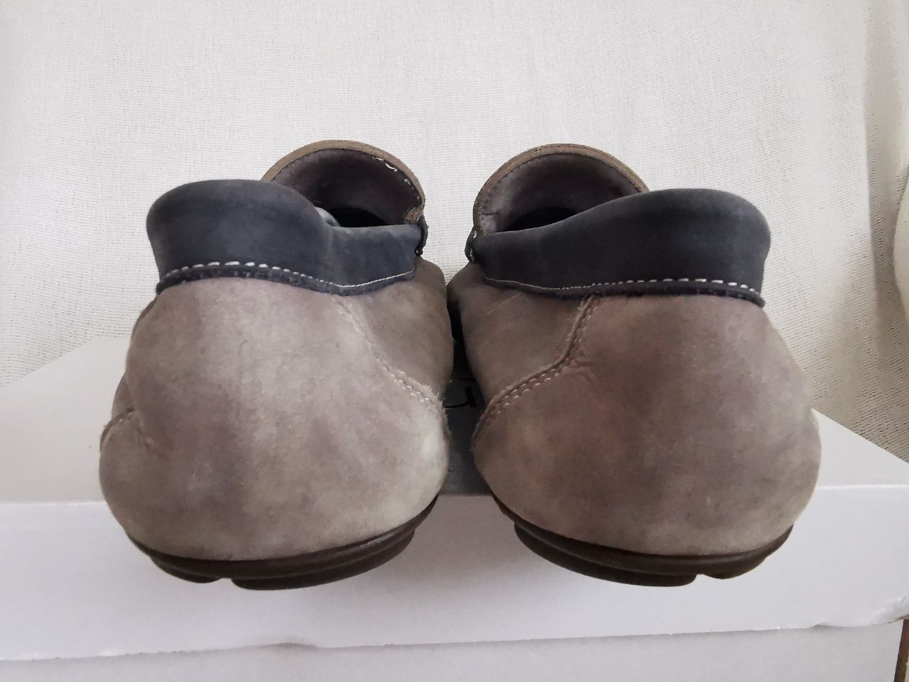 CallagHan Spain moccasin loafers skórzane mokasyny 44