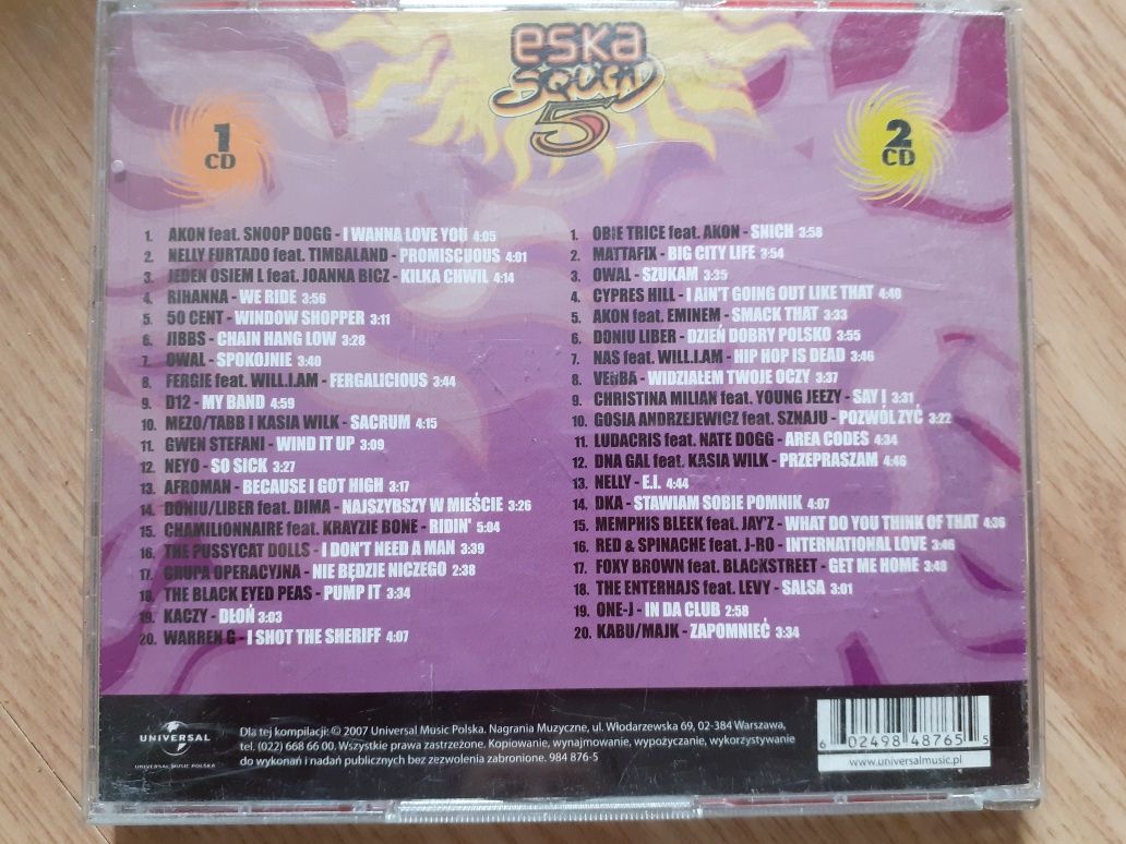 Eska Squad muzyka 2 płyty CD
